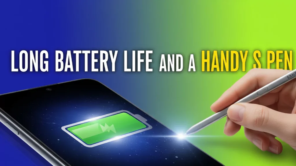 Long Battery Life and a Handy S Pen